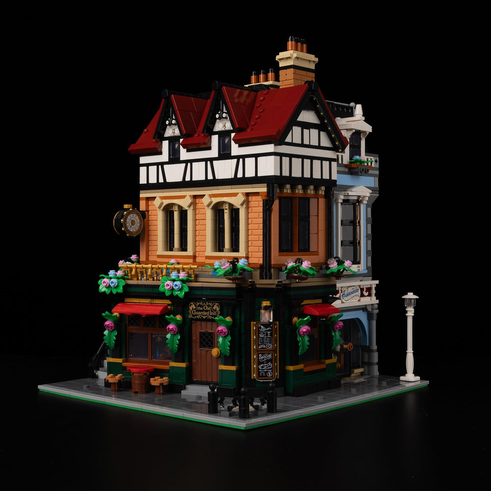 LED light kit compatible with LEGO® Tudor Corner Set #10350 — product photo 2