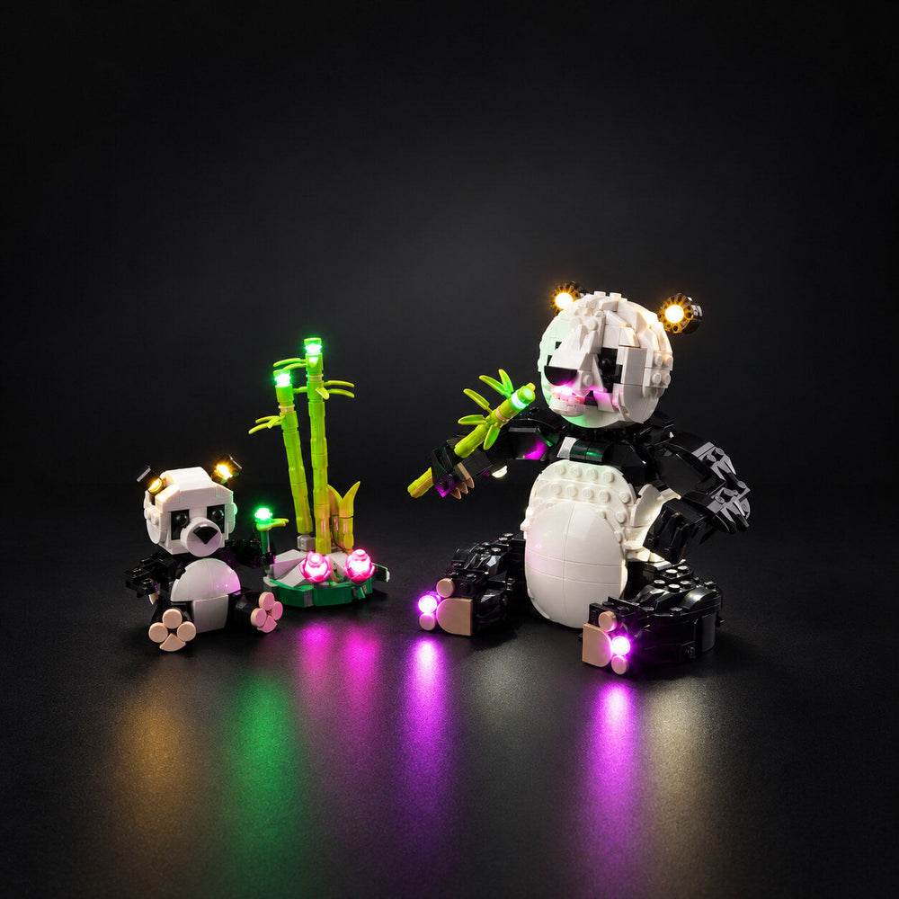 LED light kit compatible with LEGO® Wild Animals Panda Family Set #31165 — product photo 1