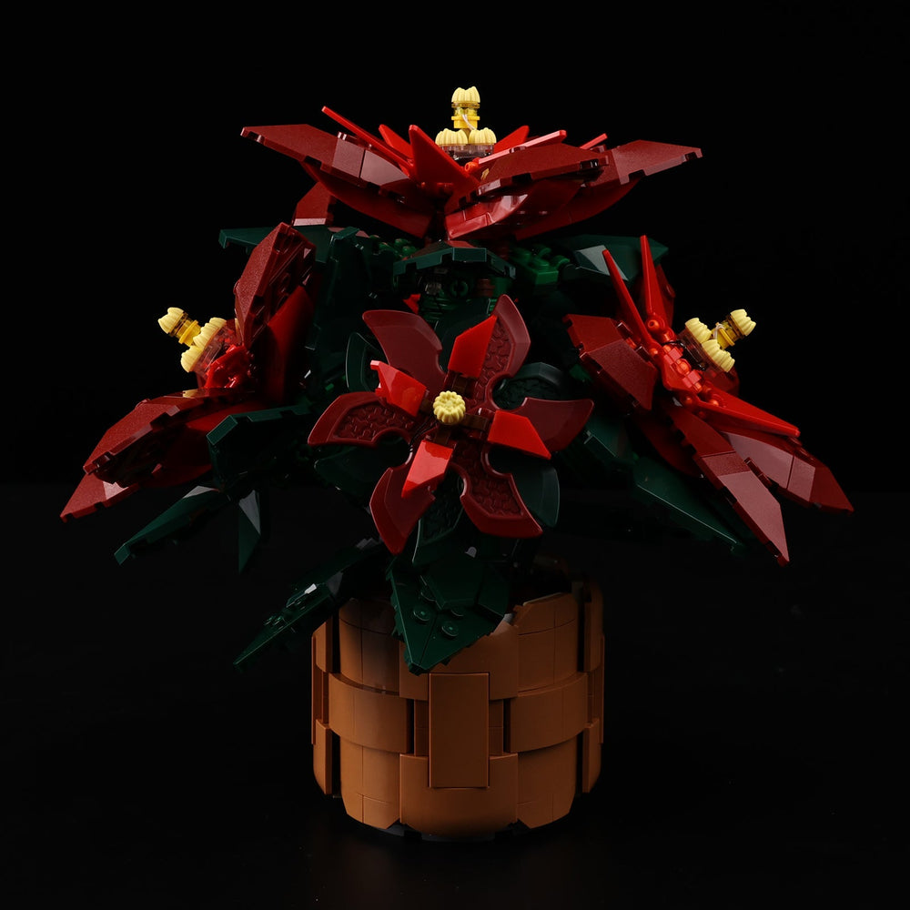 LED light kit compatible with LEGO® Poinsettia Set #10370 — product photo 2