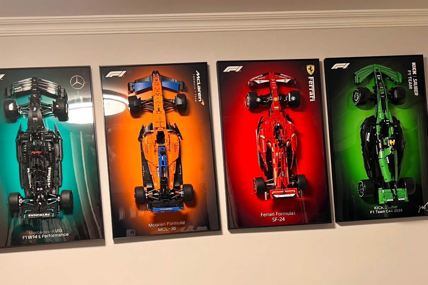 How to Choose a Wall Display Frame for LEGO Technic McLaren Formula 1 Race Car 42141