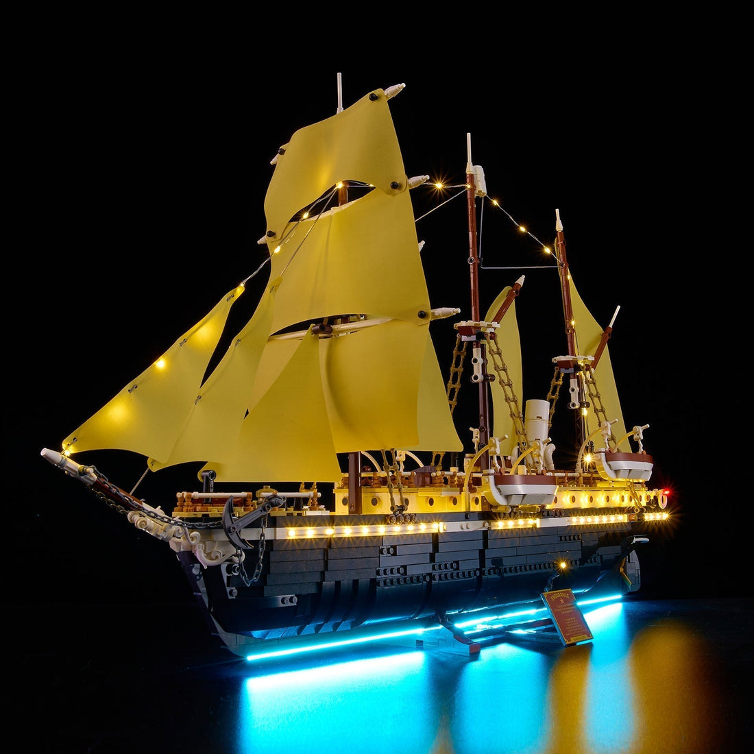 BRKOX Light Kit for LEGO The Endurance 10335 - illuminated hero shot
