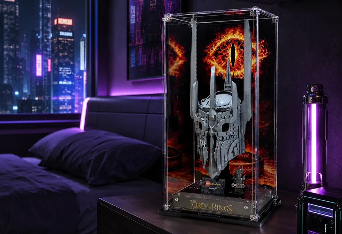 How to Display LEGO® Icons The Lord of the Rings: Sauron's Helmet 11373 in an Acrylic Case