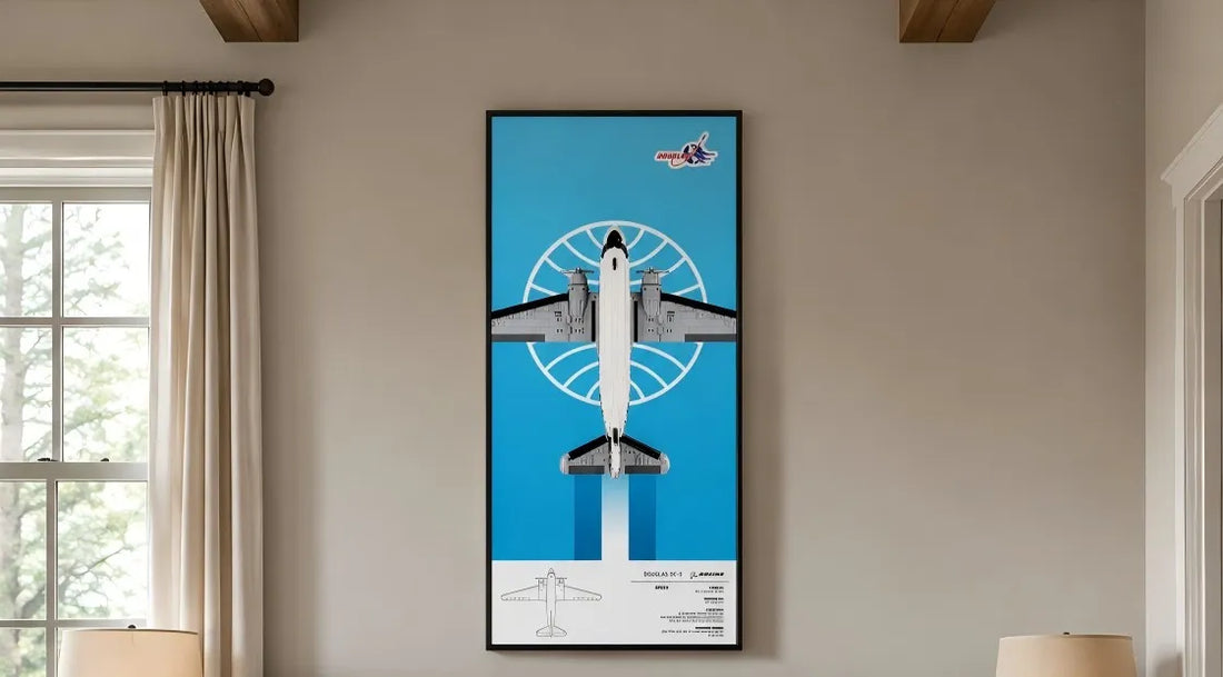 Space-Saving Display Tips for LEGO Douglas DC-3 11378 with a Wall Frame