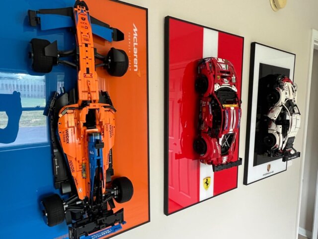 How to Choose a Wall Display Frame for LEGO Technic Ferrari 488 GTE 42125