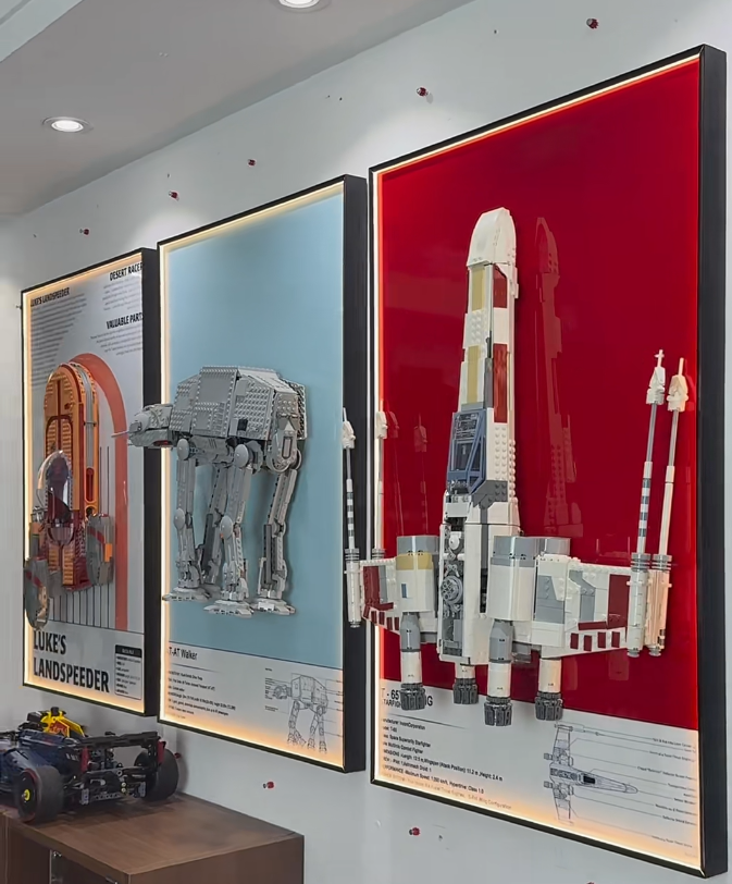 How to Turn a Plain LEGO Frame into a Showpiece