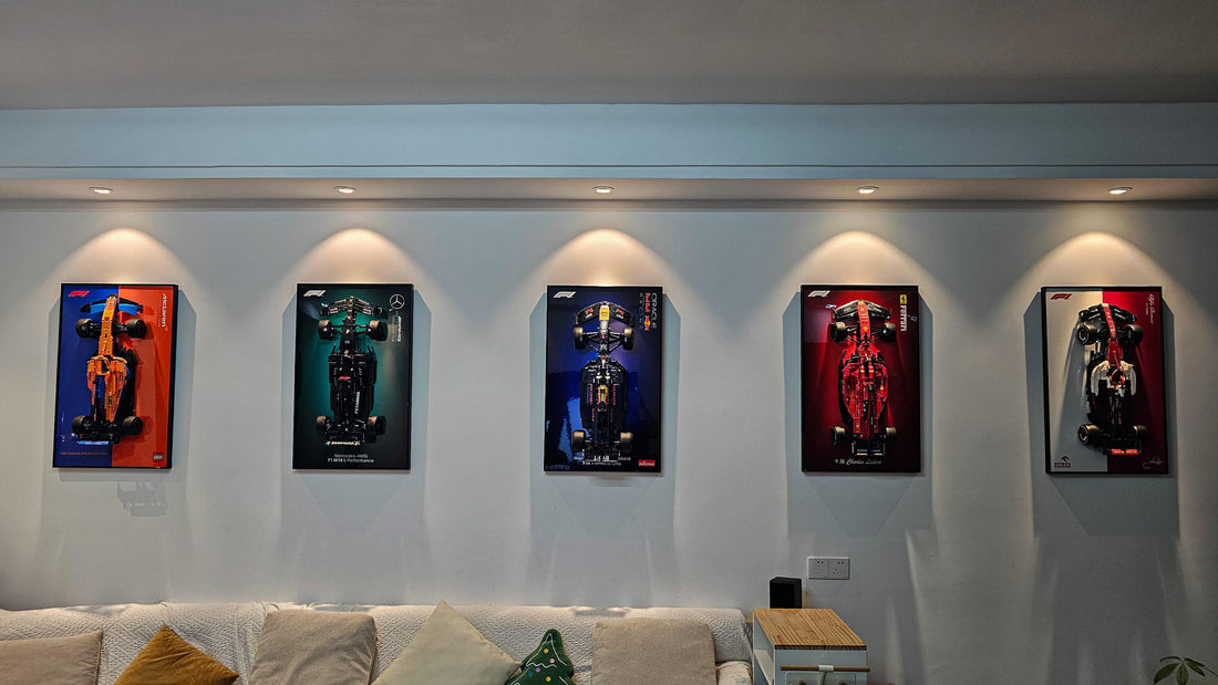 Supercar Wall Display Transformation: How to Upgrade Your LEGO Technic Setup for Maximum Impact