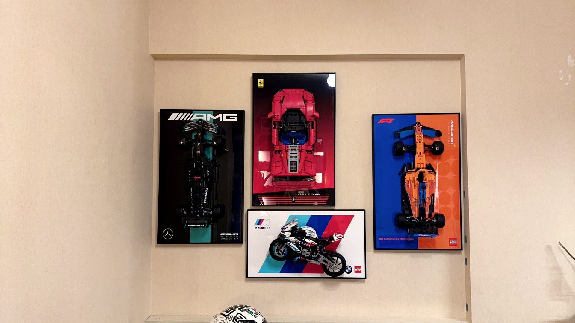 How to Choose a Wall Display Frame for LEGO Technic Ferrari Daytona SP3 42143