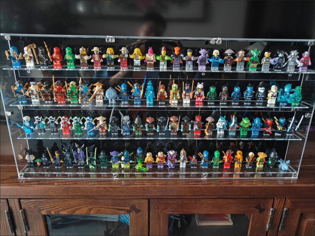 How to build a minifigure display wall that still looks tidy