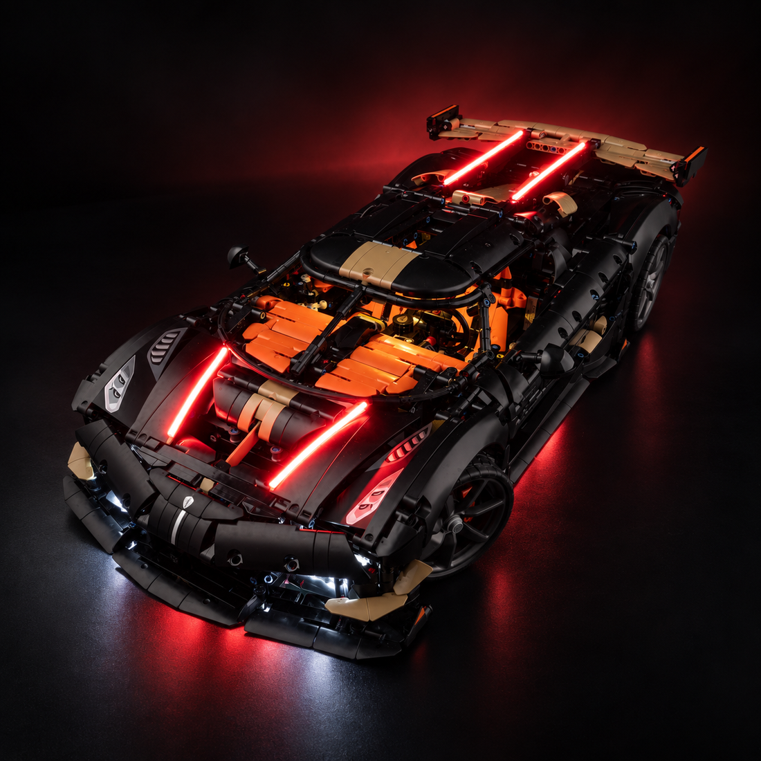 LEGO Koenigsegg Sadair's Spear 42232 display guide