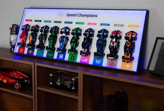 How to Display Your LEGO Speed Champions F1 Cars in a Space-Saving, Stylish Way