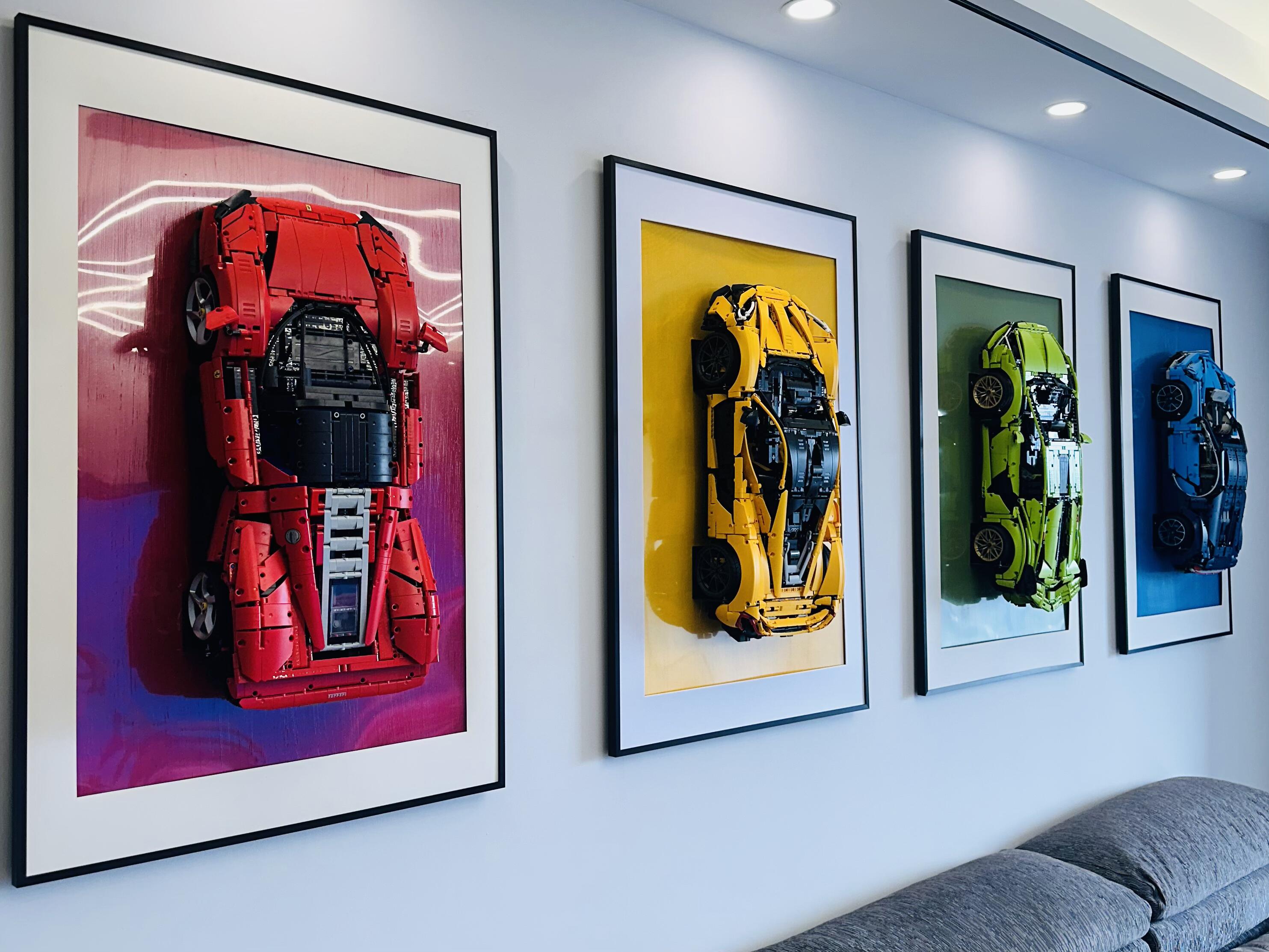 How to Hang LEGO Technic Cars | LEGO Technic Wall Display