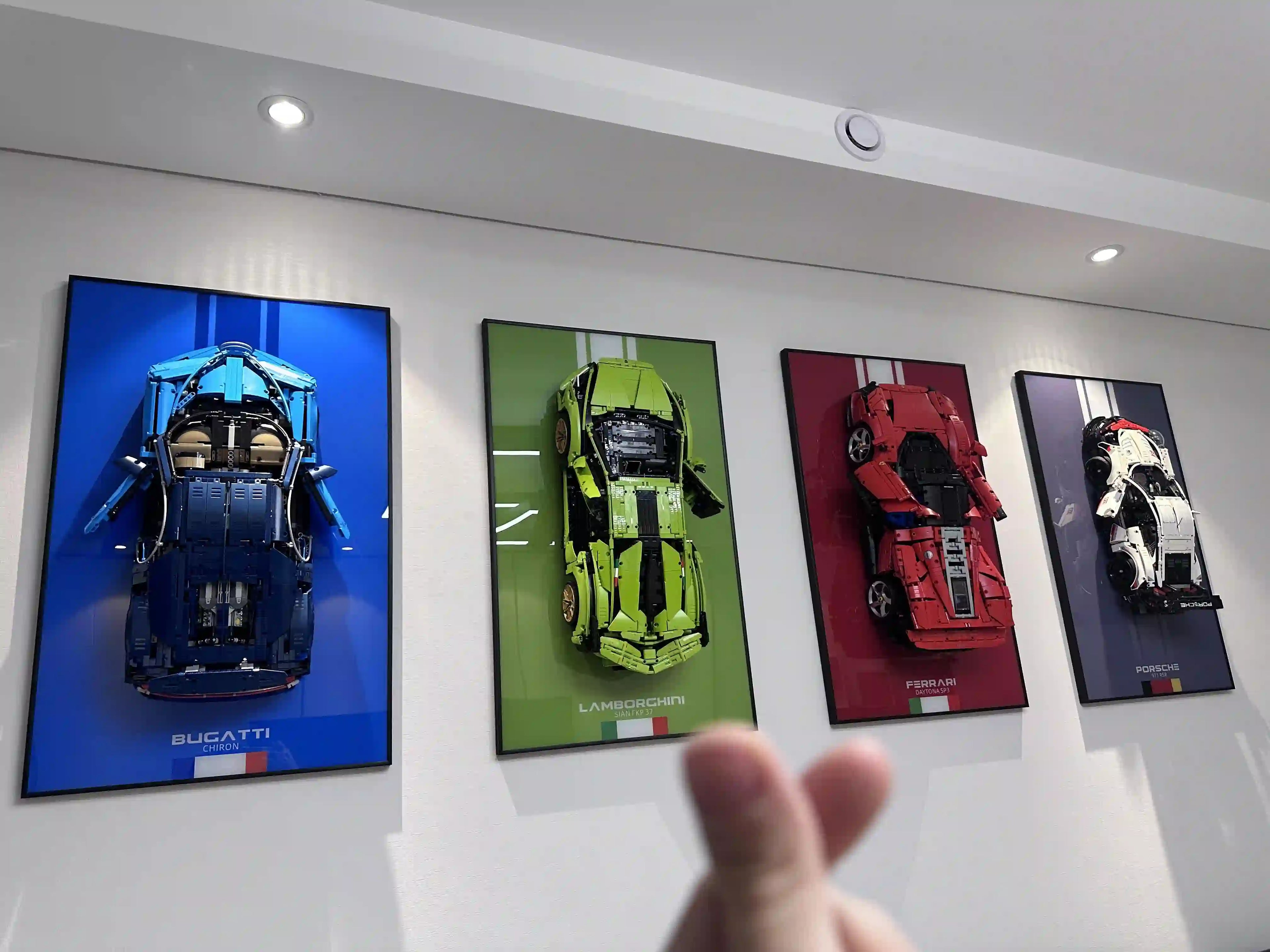 How I Mounted My LEGO Porsche 911 42096 on the Wall