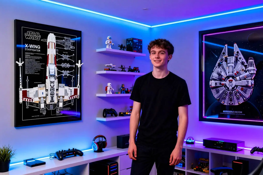 How to Easily Mount the LEGO Star Wars X-Wing 75355 on the Wall