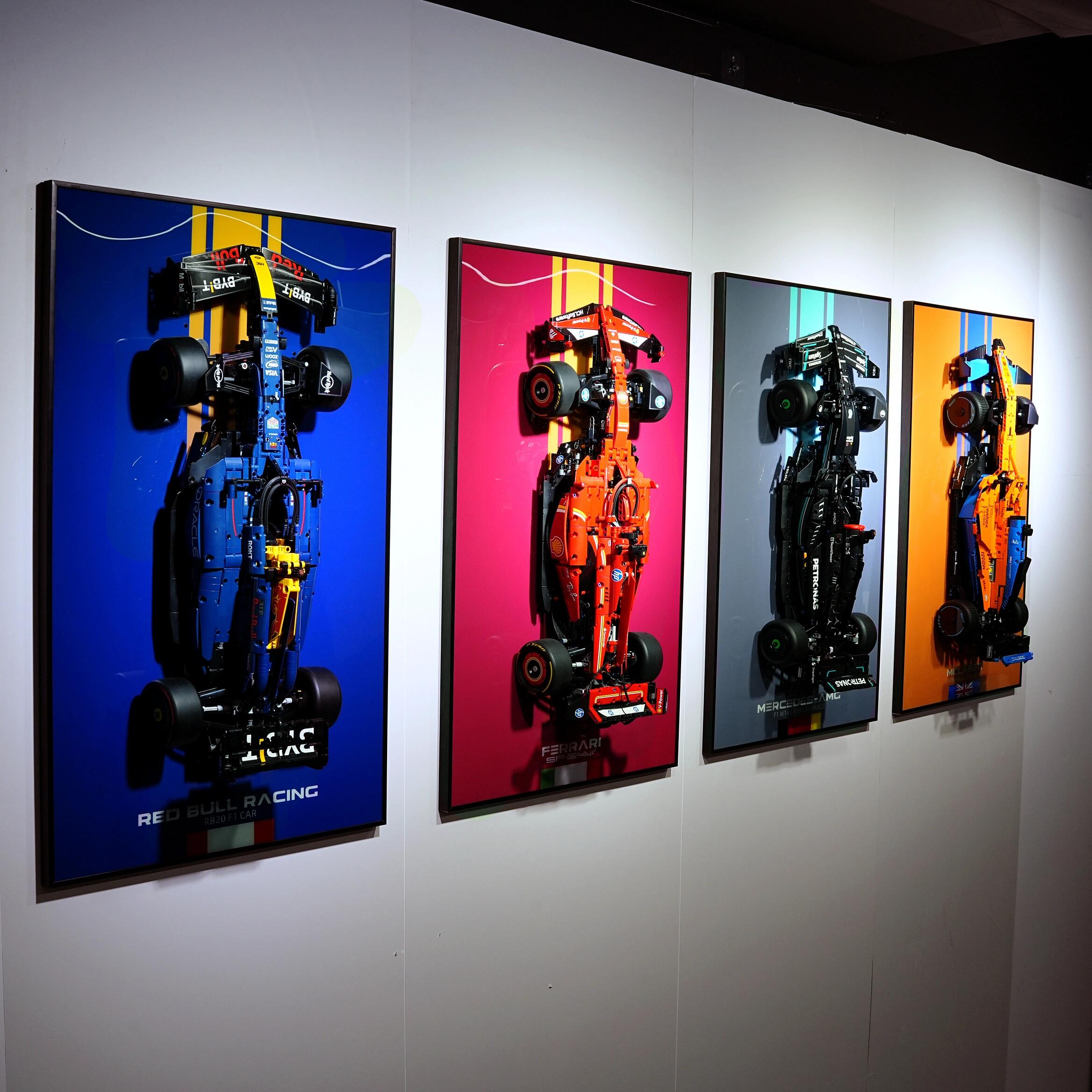 Wall Display Frame vs Display Case for LEGO Ferrari SF-24