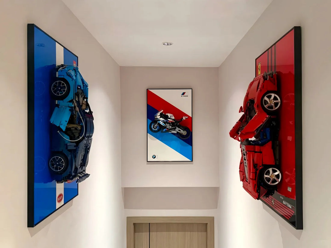 LEGO BMW M 1000 RR Motorcycle 42130 Display Guide