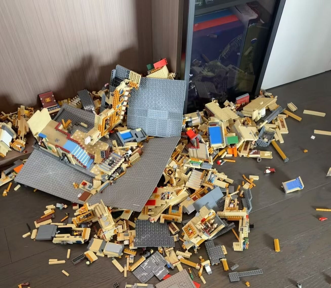 How to Stop LEGO Sets from Falling Off Shelves