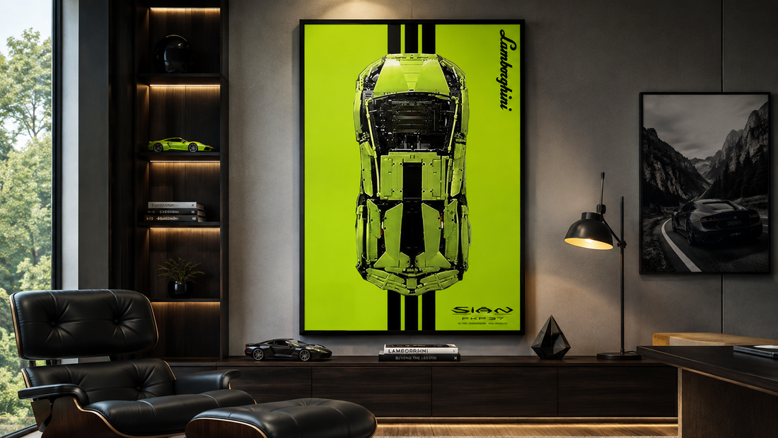 Best LEGO® Aston Martin AMR25 Wall Display Frame