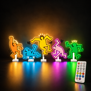 Light Kit Compatible with LEGO® Keith Haring Dancing Figures Set 31216