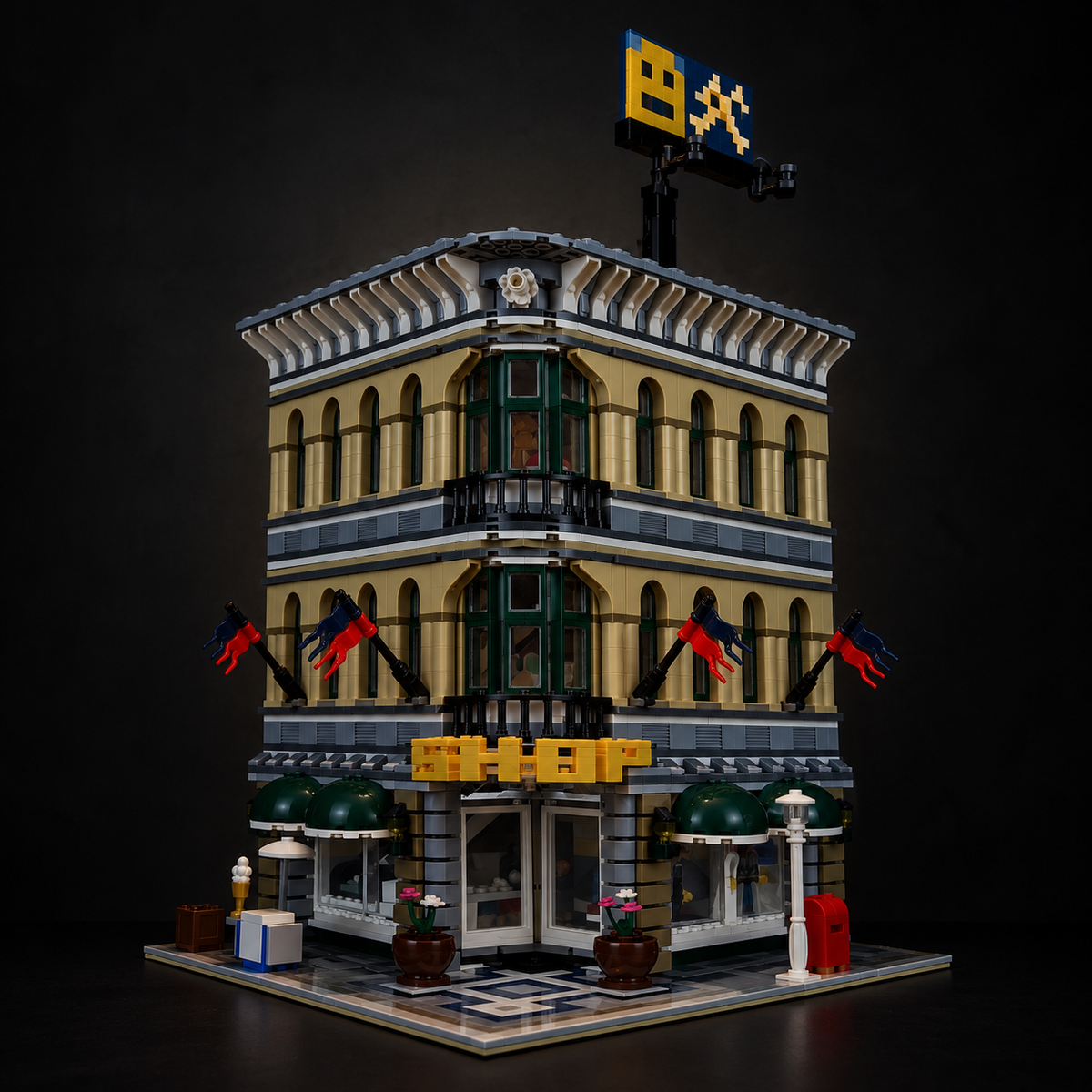Light Kit Compatible with LEGO® Grand Emporium Set 10211
