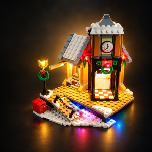 Light Kit Compatible with LEGO® Winter Village Station Set 10259