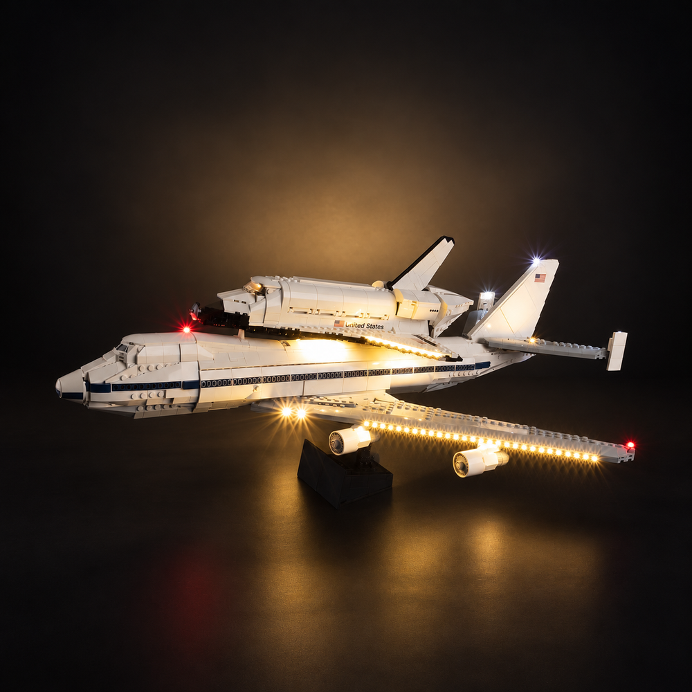 Light Kit Compatible with LEGO® Shuttle Carrier Aircraft Set 10360