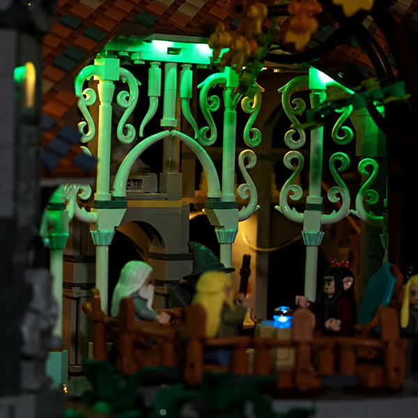 Light Kit Compatible with LEGO® The Lord of the Rings: Rivendell™ Set 10316