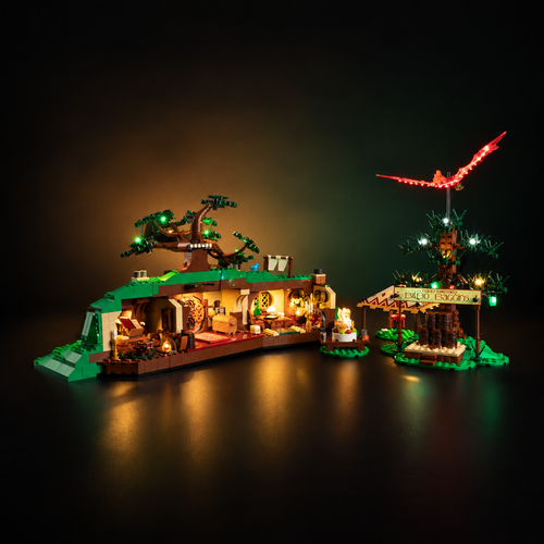 Light Kit Compatible with LEGO® The Lord of the Rings: The Shire™ Set 10354