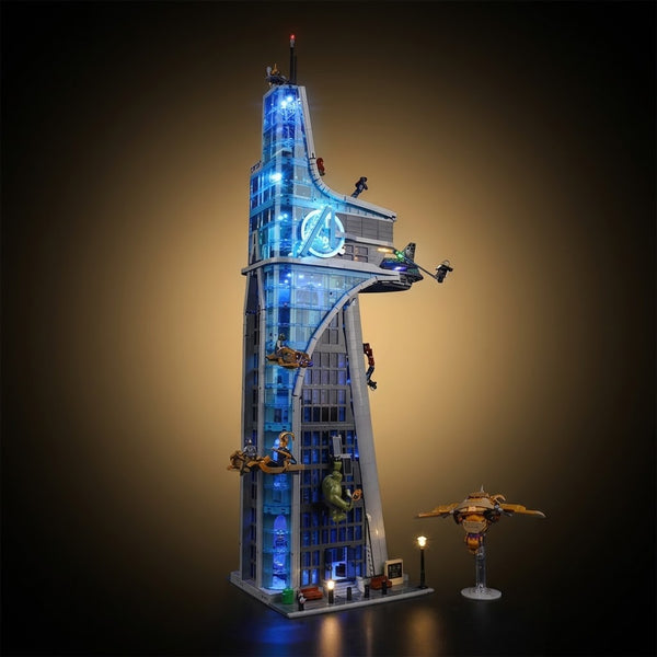 Light Kit Compatible with LEGO® Marvel Avengers™ Tower Set 76269