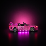 LEGO Honda S2000 77241 LED Light Kit installed