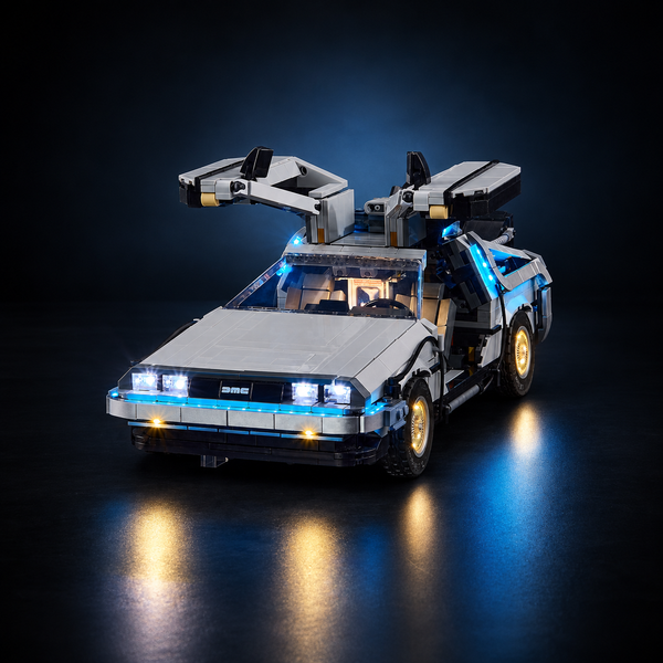 Light Kit Compatible with LEGO® Back to the Future™ Time Machine Set 10300