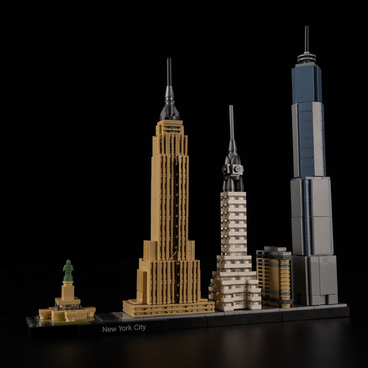 LEGO New York City 21028 light kit - lights off