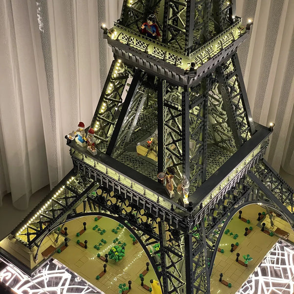 LEGO® Icons 10307 Eiffel Tower Floating Stand with LED Lights & Paris City Map