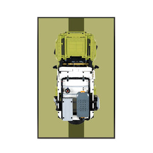 Wall Display Frame for Lego® Land Rover Classic Defender 90 10317