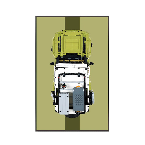 Wall Display Frame for Lego® Land Rover Classic Defender 90 10317