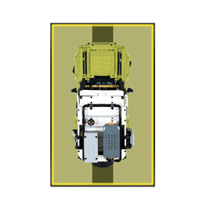 Wall Display Frame for Lego® Land Rover Classic Defender 90 10317