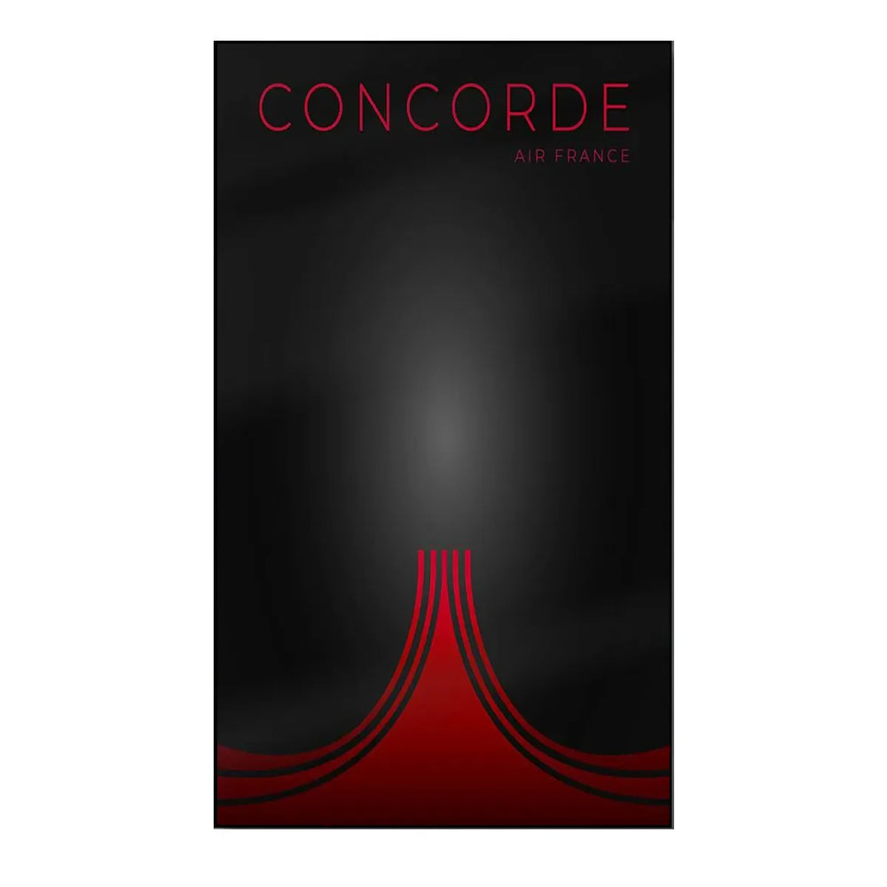 Premium Wall Mount Display Frame Compatible with LEGO® Icons Concorde 10318 Style A - brickzonehub