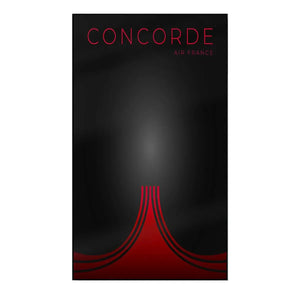 Premium Wall Mount Display Frame Compatible with LEGO® Icons Concorde 10318 Style A