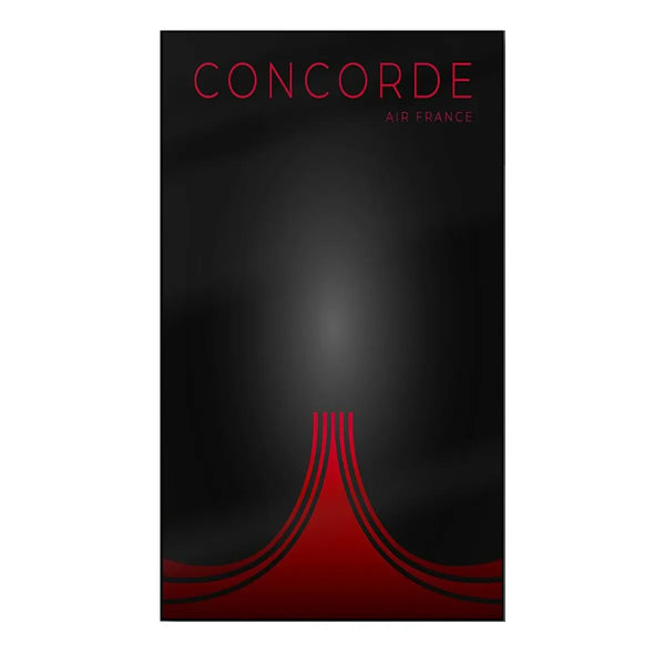 Premium Wall Mount Display Frame Compatible with LEGO® Icons Concorde 10318 Style A