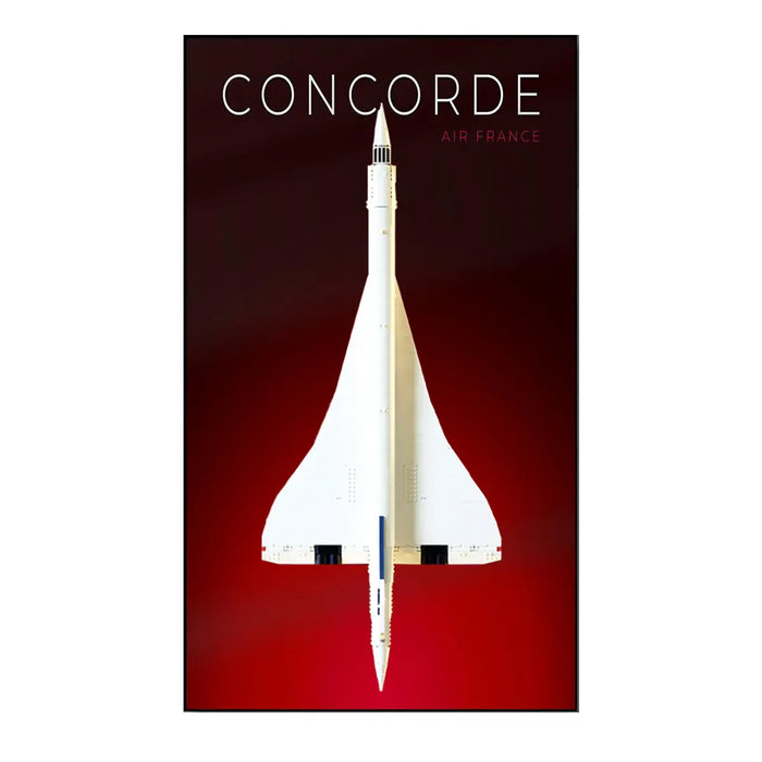 Premium Wall Mount Display Frame Compatible with LEGO® Icons Concorde 10318 - brkox