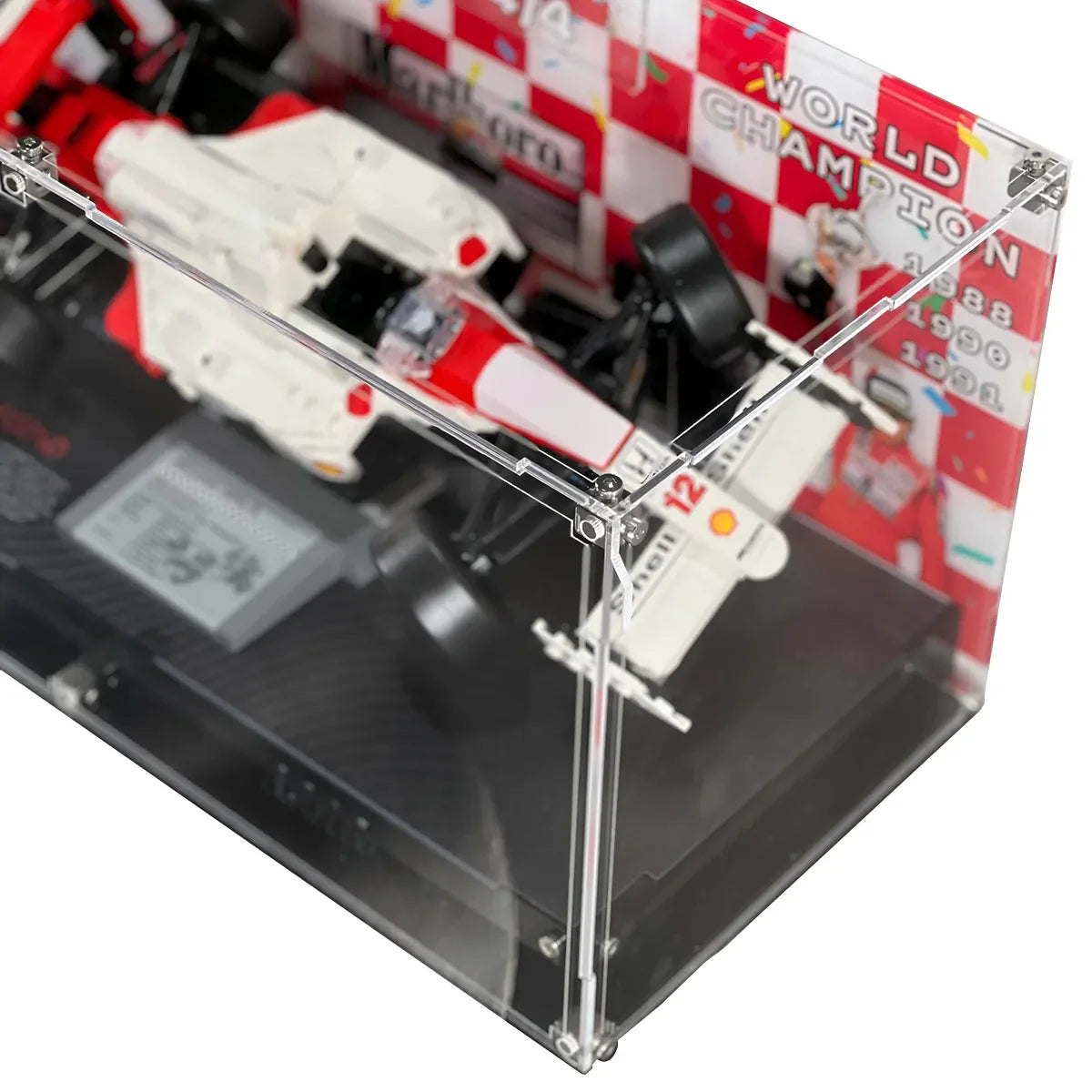 Acrylic Display Case for LEGO® Icons for F1 Legends (10330, 10353, 11375)