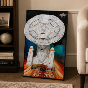 Wall Display Frame for LEGO® Icons Star Trek USS Enterprise NCC-1701-D™ 10356