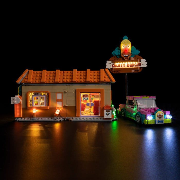Light Kit Compatible with LEGO® The Simpsons Krusty Burger Set 10352
