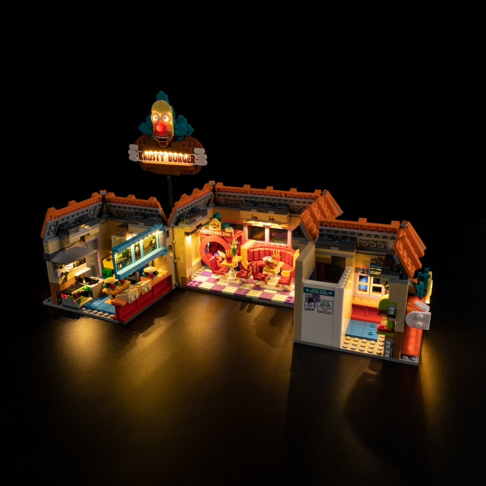 Light Kit Compatible with LEGO® The Simpsons Krusty Burger Set 10352
