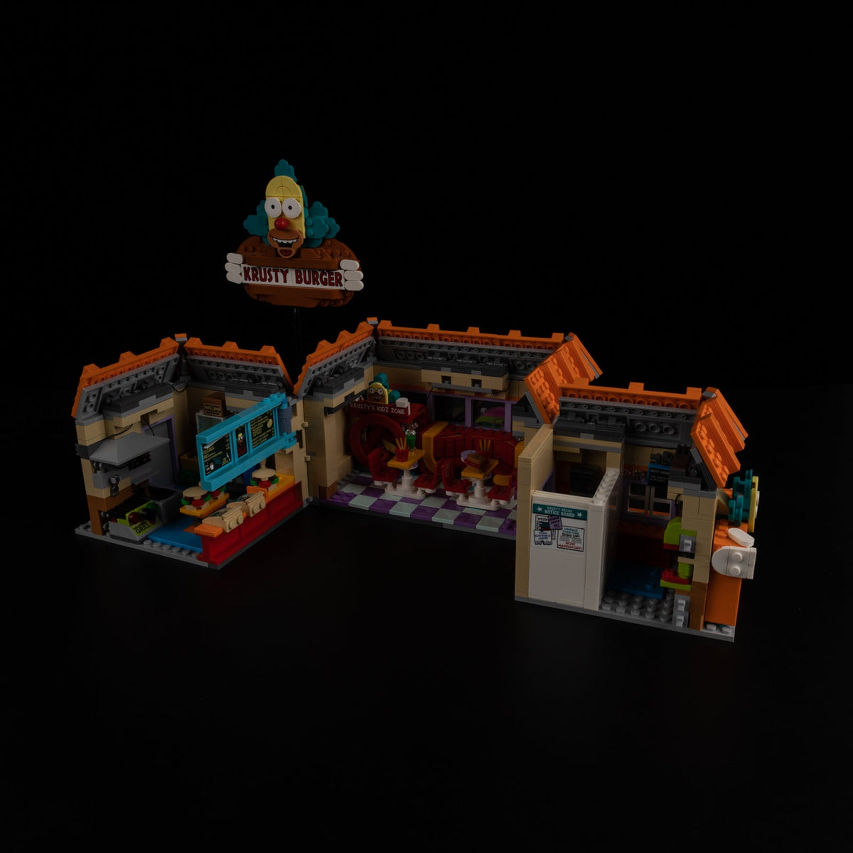 Light Kit Compatible with LEGO® The Simpsons Krusty Burger Set 10352