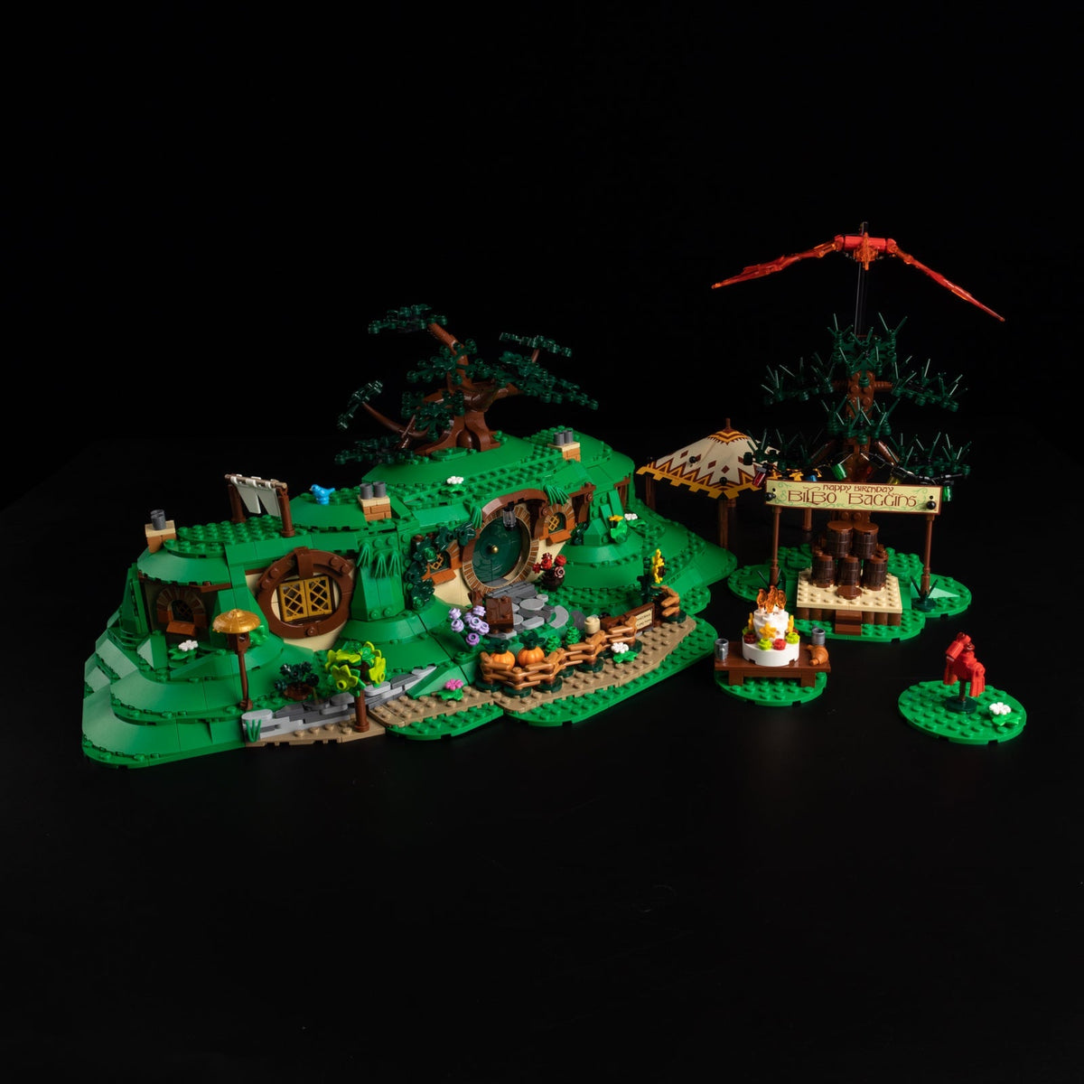 LEGO Lord of the Rings The Shire 10354 LED Light Kit - lights off