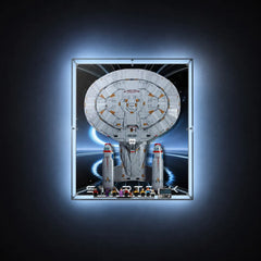 Acrylic Display Case Compatible with LEGO® Icons Star Trek: U.S.S. Enterprise NCC-1701-D™ 10356