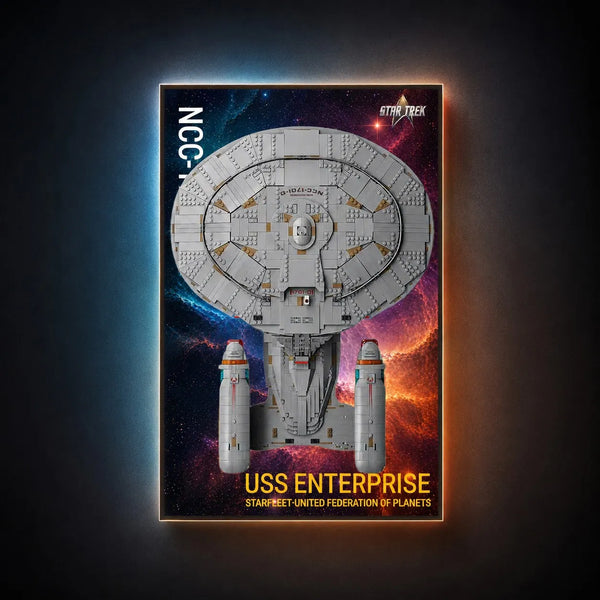 Wall Display Frame for LEGO® Icons Star Trek USS Enterprise NCC-1701-D™ 10356