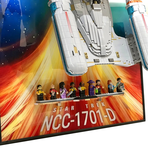 Wall Display Frame for LEGO® Icons Star Trek USS Enterprise NCC-1701-D™ 10356