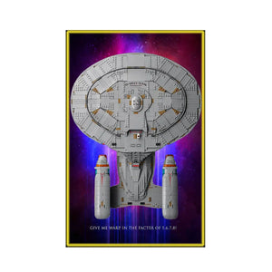 Wall Display Frame for LEGO® Icons Star Trek USS Enterprise NCC-1701-D™ 10356 | Warp Nebula