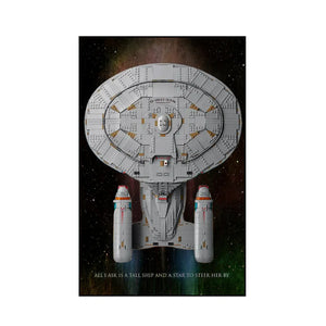 Wall Display Frame for LEGO® Icons Star Trek USS Enterprise NCC-1701-D™ 10356 | Warp Nebula